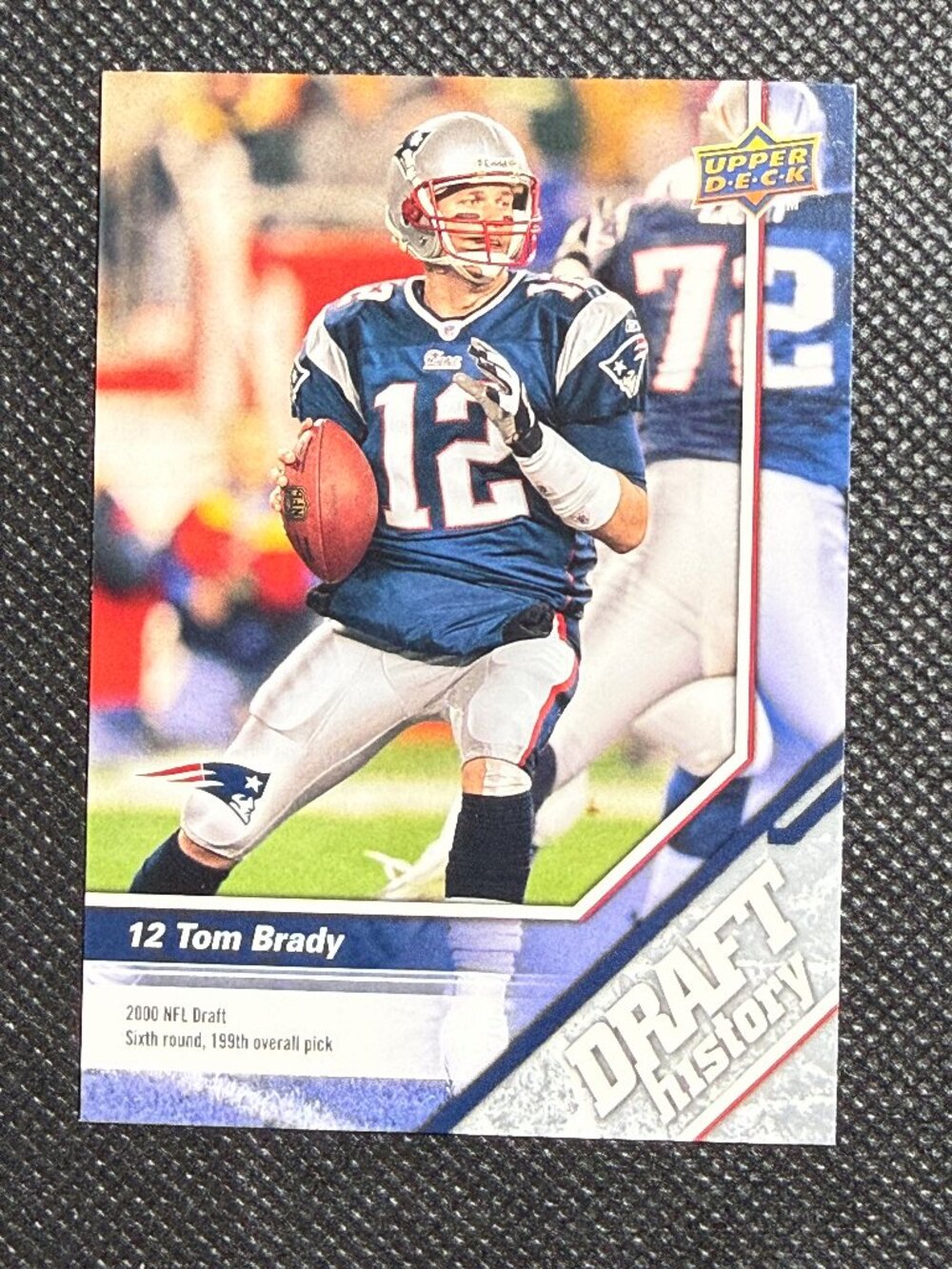 2009 Upper Deck Draft Edition - Draft History Tom Brady #187